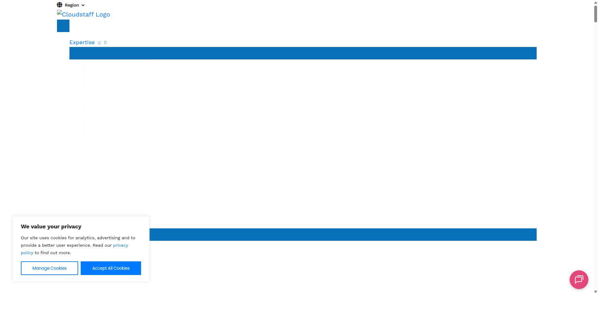Cloudstaff website