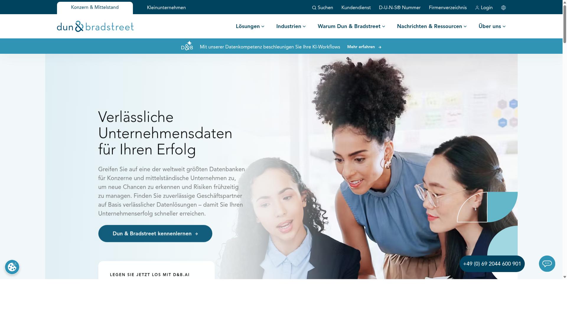 Dun & Bradstreet website